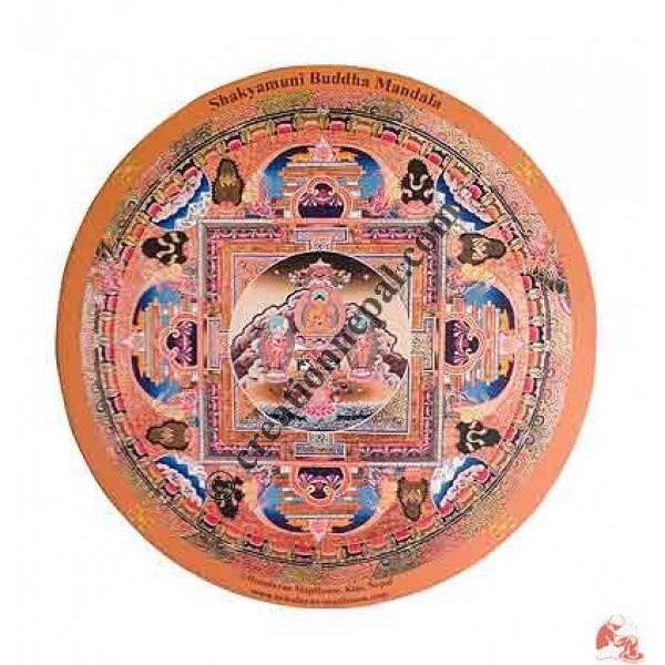 Buddha Mandala mouse pad