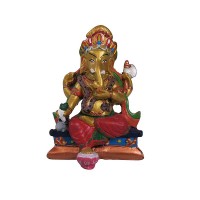 Super paint resin jewelled Ganesha