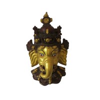 Golden color Ganesha mask