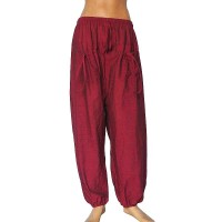 Maroon color khaddar front pockets trouser 