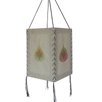 Endless knot on Bodhi leaves 4-fold lampshade