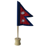 Nepal Flag 6 inch