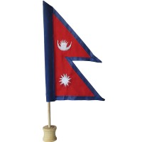 Nepal Flag 12 inch