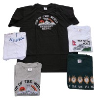 Assorted embroidered t-shirts