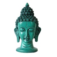 6 inch Turquoise color Buddha head