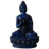 5 inch Blue color Buddha statue