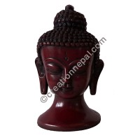 5 inch antique red Buddha head