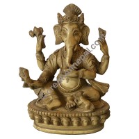7-inch ivory color Ganesh