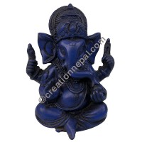 5-inch Lapis blue color Ganesh