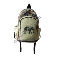 Elephant hemp-cotton backpack
