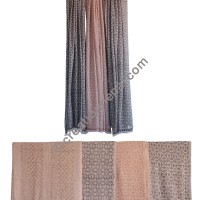 Jacquard pattern soft wool shawl