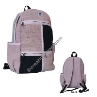 2-color packets hemp-cotton backpack