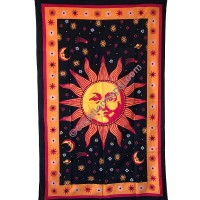 Sun and stars tapestry