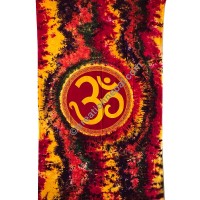 Large Om colorful tapestry