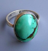 Turquoise stone finger ring 4