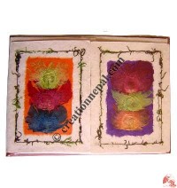 3-flower design cards