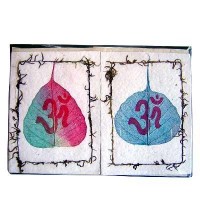 Bodhi leaf and Om design cards