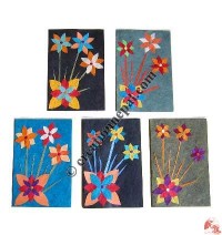 Paper flower cards (set of 5)