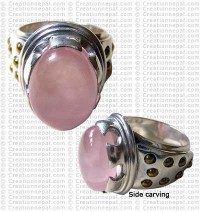 Brass balls finger ring 2