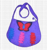 Butterfly felt bag 3