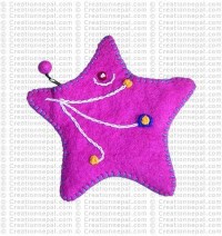 Felt star shape coin purse