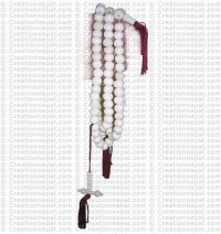 Plain white beads Mala