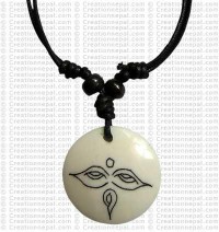 Buddha-eye white Amulet