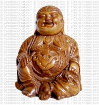 Ivory color laughing Buddha
