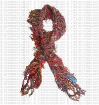 Recycled cotton scarf