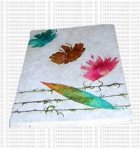 Leaf and flowers notebook-2