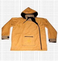 Side-zipper cotton jacket