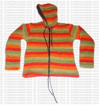 Kids woolen stripes jacket