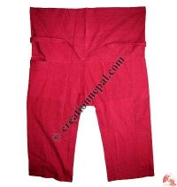 Shyama cotton sport type plain wrapper trouser5
