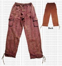 Stone wash shyama cotton string trouser