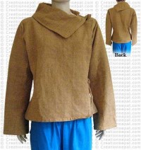 Plain color cotton choli jacket