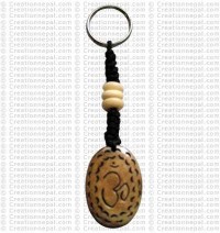 Sanskrit OM key ring