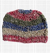 Hemp-cotton crochet hat10