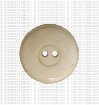 Large size round shape bone button (packet of 10)