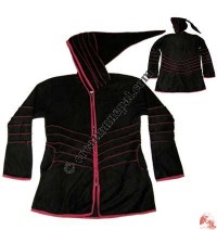 Fleece over-lock design jacket