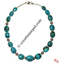 Turquoise stone necklace2