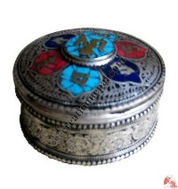 Mantra carved jewelry box 1