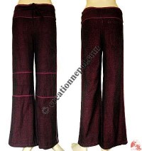 Thick shyama cotton pipin design pant
