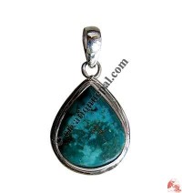 Heart shape turquoise silver pendant4