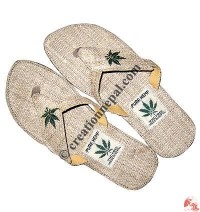 Hemp leaf ladies sandals