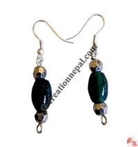 Amber beads ear ring5
