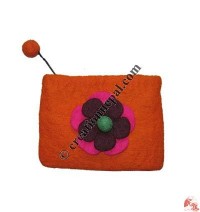 Flower felt coin purse7
