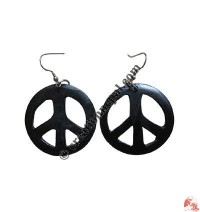 Peace ear ring