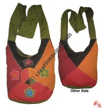 Four color patch-work shyama lama bag