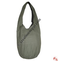 Army green cotton lama bag