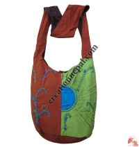 Plain and layer cut hand emdroidery bag